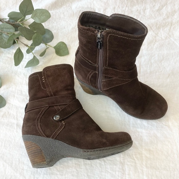 blondo wedge boots